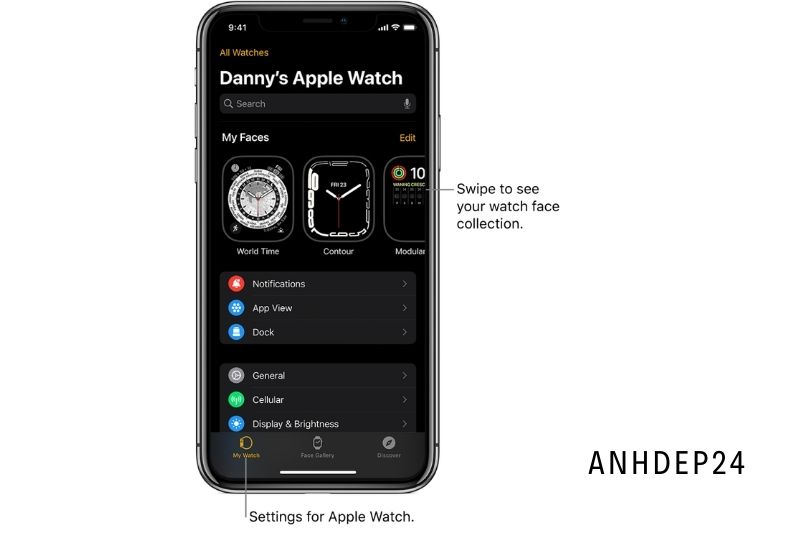 1. Start the Watch app on your iPhone.
