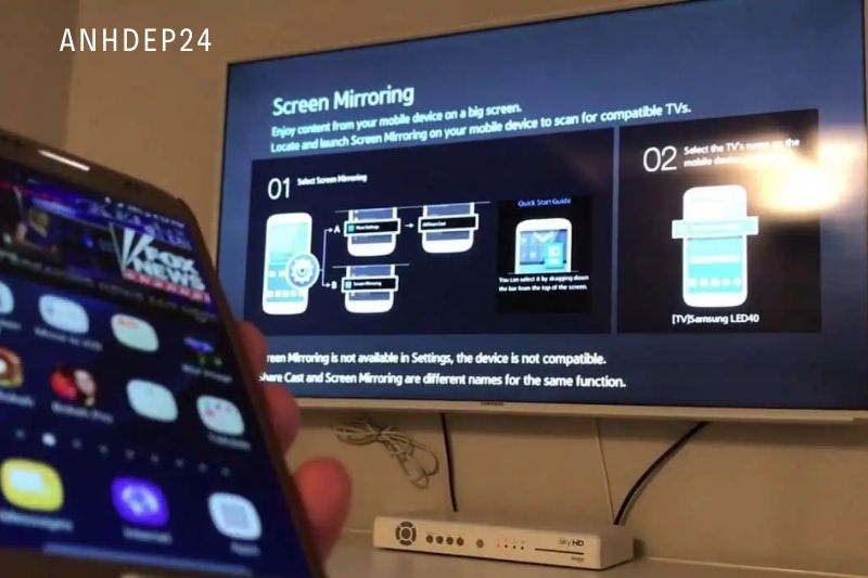 2. Check that you're connected to the same WiFi network as your Samsung TV and iPhone.