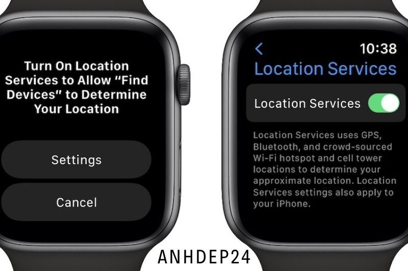 2. Tap on the Apple Watch and then click on i You will see Find My Apple Watch