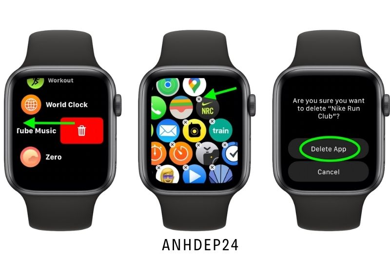 3. Tap on the app you wish to remove from your watch.