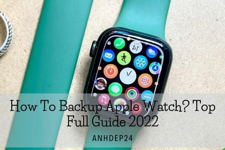 hot to backup apple watch