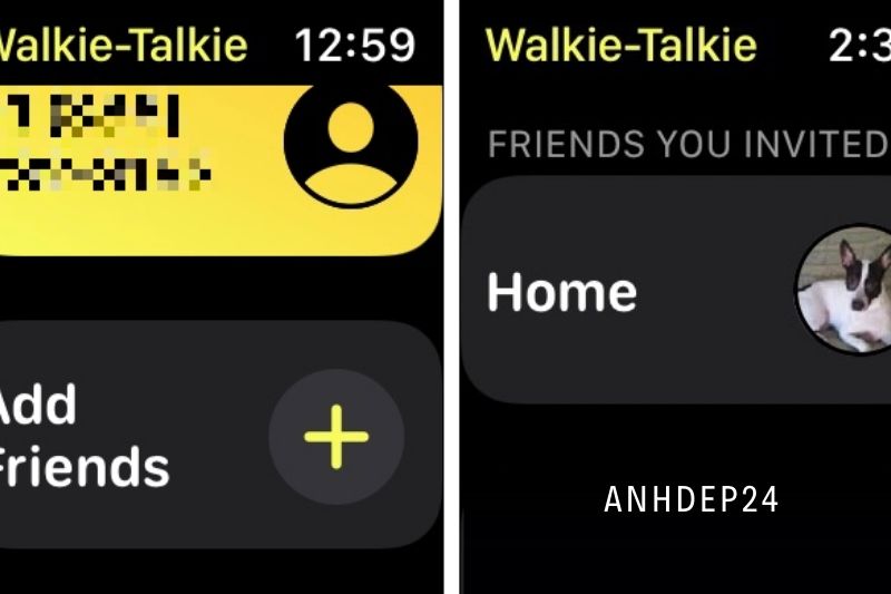 Search for the friend you wish to delete by opening the Walkie Talkie app.