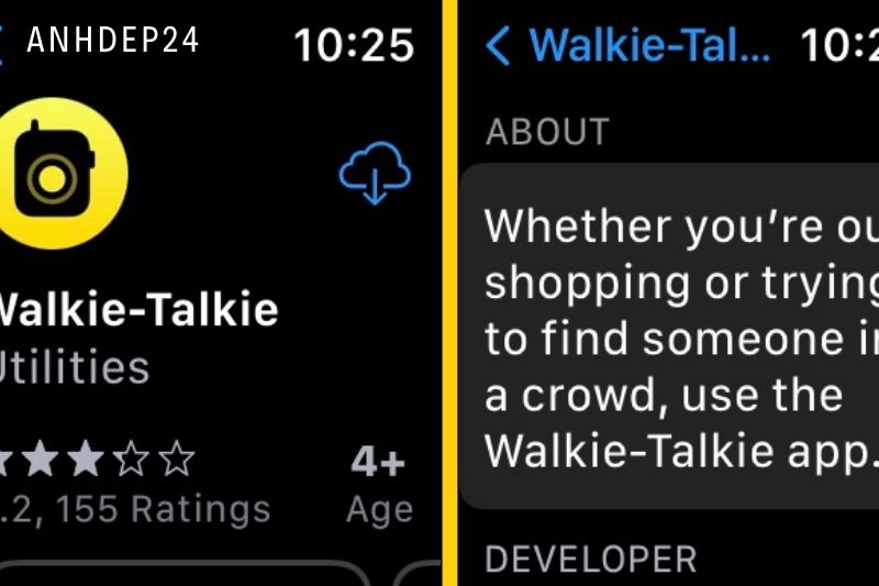 Turn Walkie Talkie on or off.
